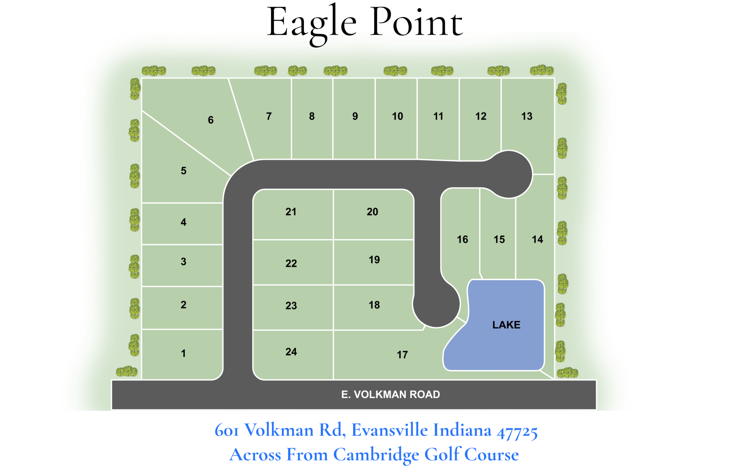 Eagle Point Lot Map